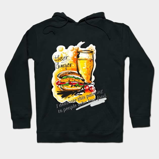 Hamburgers and beer Hoodie by kwonjossi